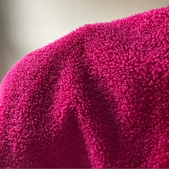 Loft Pink Fuzzy Sweatshirt Large - Picture 4 of 4